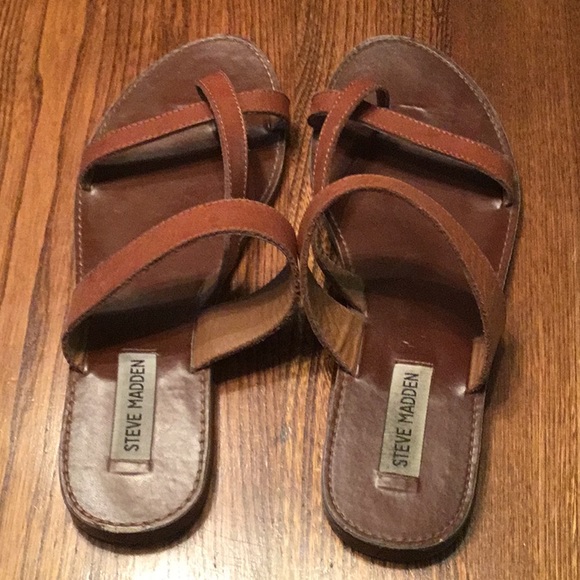 Steve Madden Shoes - Steve Madden 8M brown leather sandals